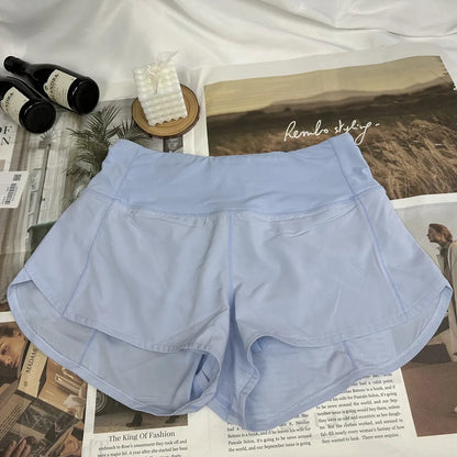 Women High Waist Shorts With Sporty Shorts 2.5