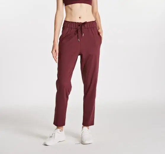 Women High Waist Women Pants Sporty Casual Trousers Women Clothes Comfortable Drawstring Pants