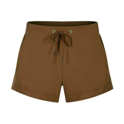 Women High waist Short solid color for women girls short