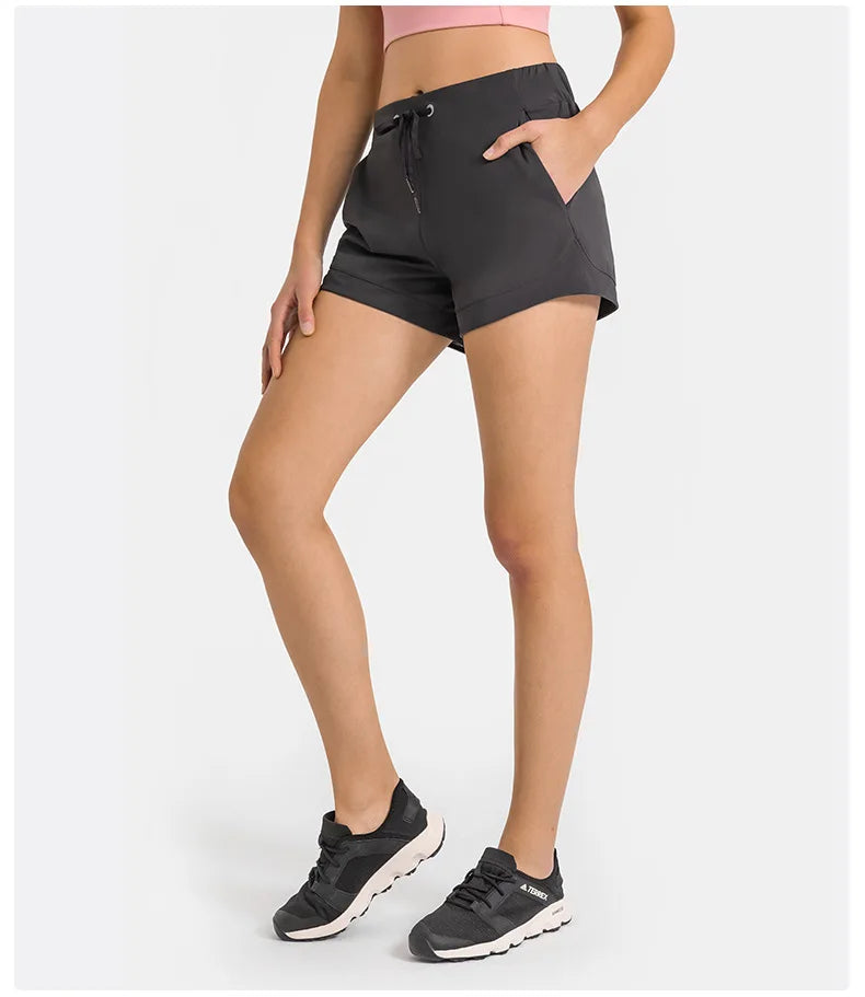 Women High waist Short solid color for women girls short
