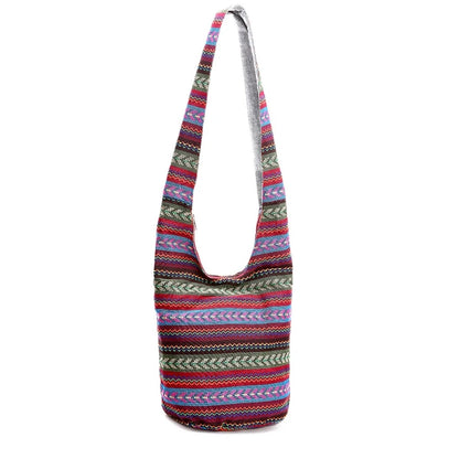 Women Hippie Shoulder Bags Fringe Large Purses Ethnic Tote Handbag Travel Bag