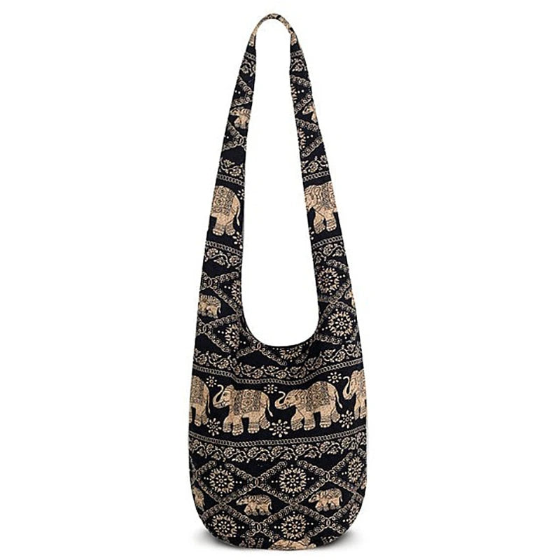 Women Hippie Shoulder Bags Fringe Large Purses Ethnic Tote Handbag Travel Bag