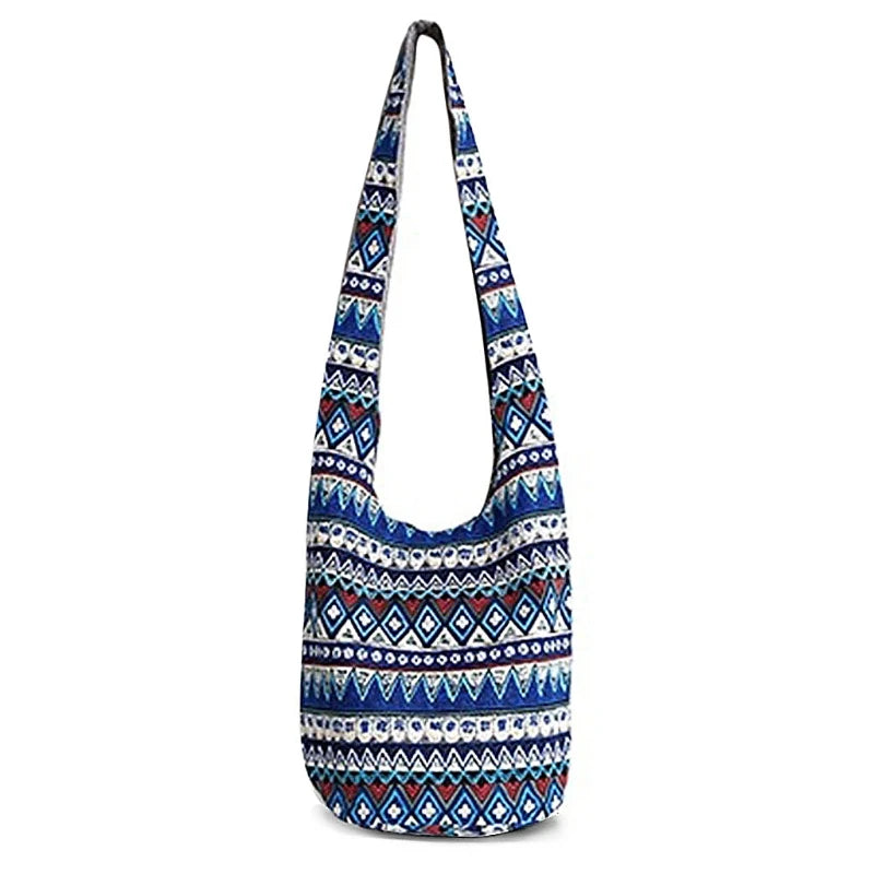 Women Hippie Shoulder Bags Fringe Large Purses Ethnic Tote Handbag Travel Bag