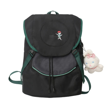 Women Kawaii High Capacity Female Nylon Waterproof School Bag Student Lady Cute Laptop Bag Travel Girl College Backpacks Fashion