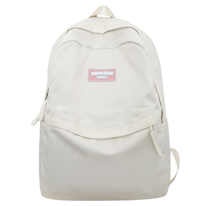 Women Kawaii Pink Teenager Nylon Laptop Lady Book Bag Girl Trendy College Backpack Fashion Female Travel School Bag Student Cool