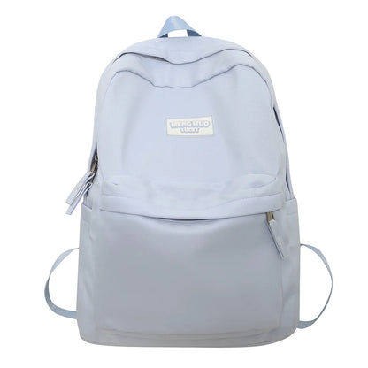 Women Kawaii Pink Teenager Nylon Laptop Lady Book Bag Girl Trendy College Backpack Fashion Female Travel School Bag Student Cool