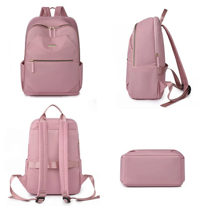 Women Laptop Backpack School Bag Anti-theft Fits for 14 Inch Large Capacity Notebook Travel Work Female Casual Shopping Rucksack