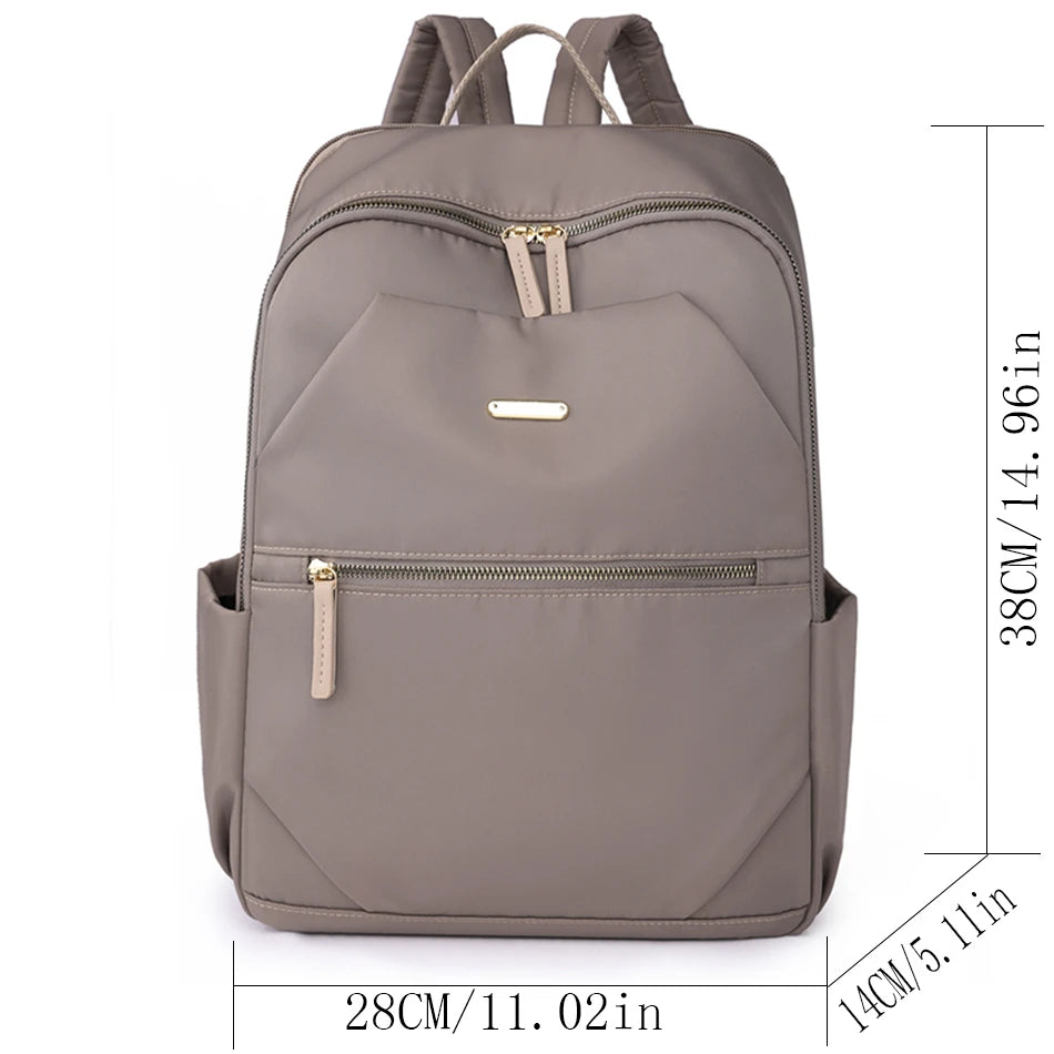 Women Laptop Backpack School Bag Anti-theft Fits for 14 Inch Large Capacity Notebook Travel Work Female Casual Shopping Rucksack
