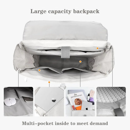 Women Large Capacity Backpack Female Waterproof Schoolbag Lady 14 15.6 Inch College Laptop Backpacks Mochila