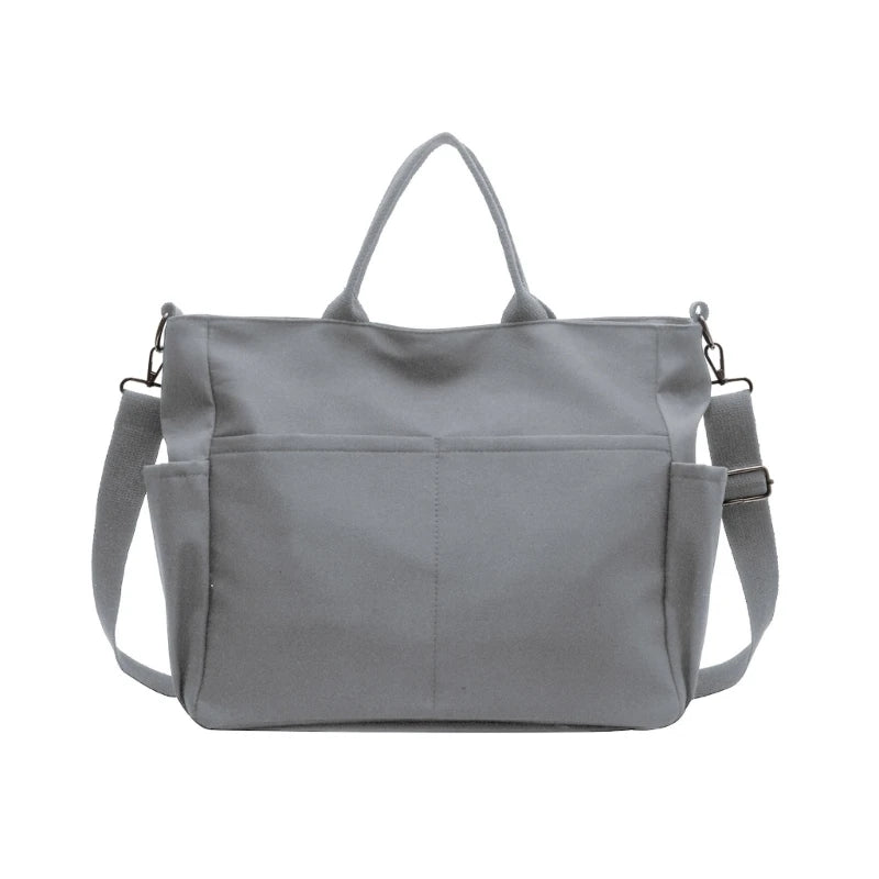 Women Large Capacity Shoulder Bag All-matching Tote Bag Student Crossbody Bag Solid Casual Messenger Bag Luxury Handbags