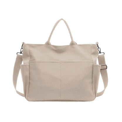 Women Large Capacity Shoulder Bag All-matching Tote Bag Student Crossbody Bag Solid Casual Messenger Bag Luxury Handbags
