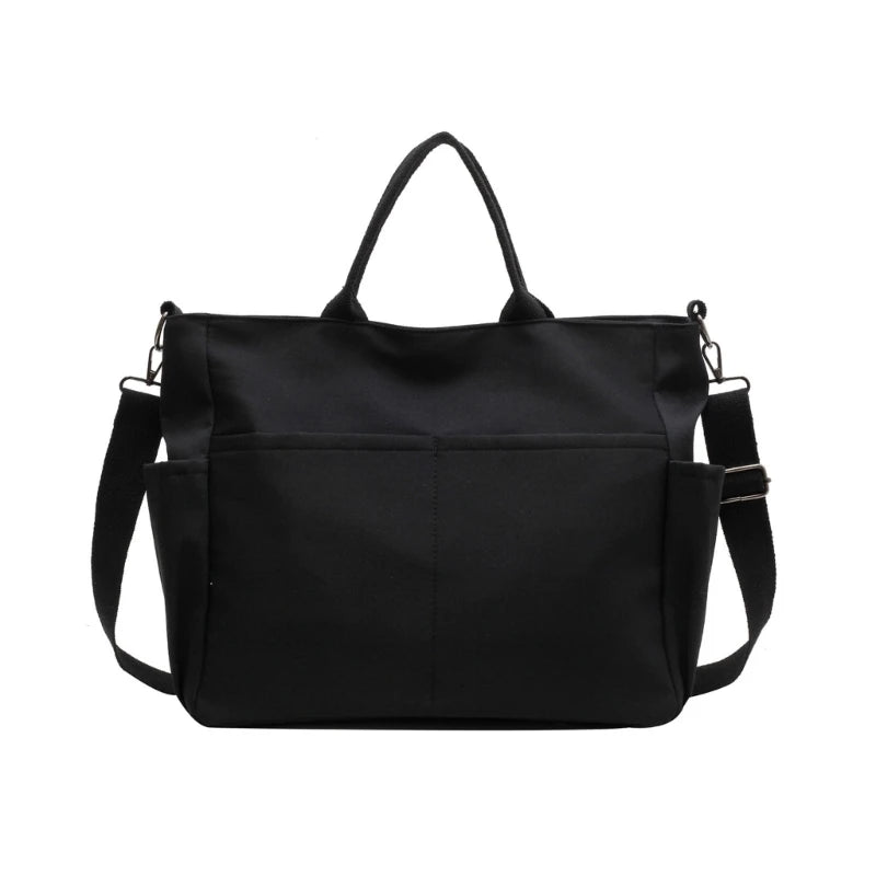 Women Large Capacity Shoulder Bag All-matching Tote Bag Student Crossbody Bag Solid Casual Messenger Bag Luxury Handbags