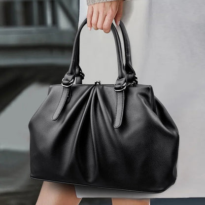 Women Large Capacity Shoulder Crossbody Bags High Quality Soft Leather Ladies Handbags Luxury Designer Female Messenger Tote Sac