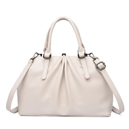 Women Large Capacity Shoulder Crossbody Bags High Quality Soft Leather Ladies Handbags Luxury Designer Female Messenger Tote Sac