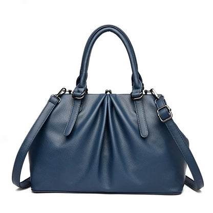 Women Large Capacity Shoulder Crossbody Bags High Quality Soft Leather Ladies Handbags Luxury Designer Female Messenger Tote Sac