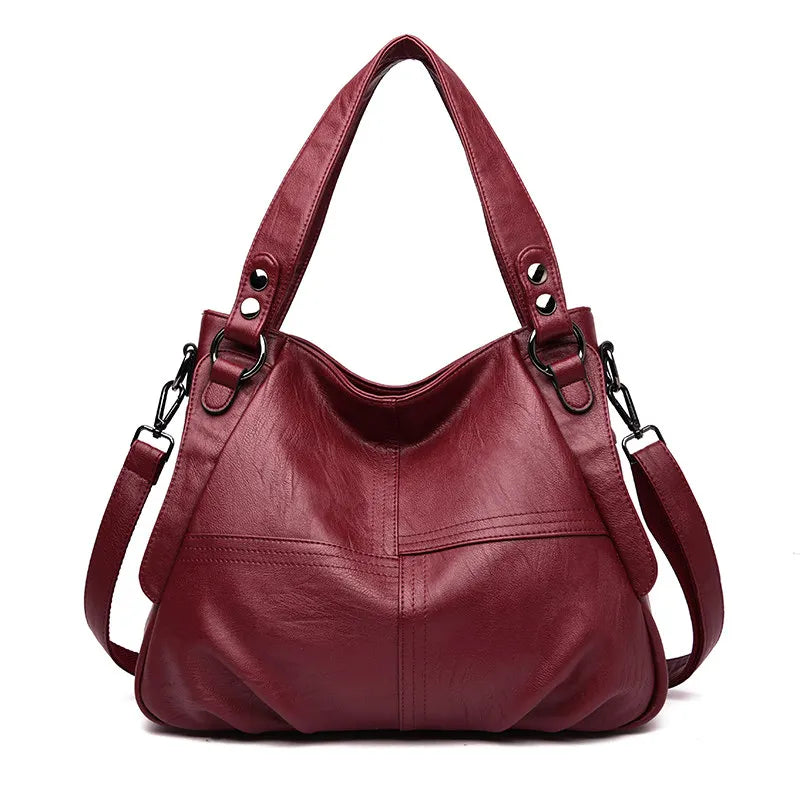 Women Leather Luxury Handbags Women Bags Designer Brand Hand bags Women Shoulder Crossbody Messenger Bag Sac A Main Casual Tote