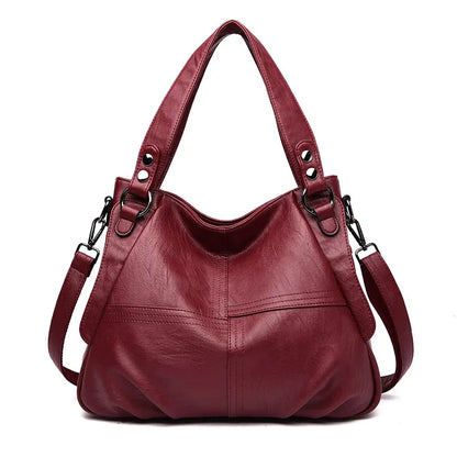 Women Leather Luxury Handbags Women Bags Designer Brand Hand bags Women Shoulder Crossbody Messenger Bag Sac A Main Casual Tote