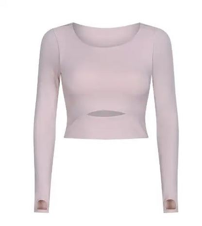 Women Long Sleeve Casual T Shirts Basic O Neck Crop Top Soft Korean Fashion Tees Blouse