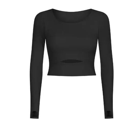 Women Long Sleeve Casual T Shirts Basic O Neck Crop Top Soft Korean Fashion Tees Blouse