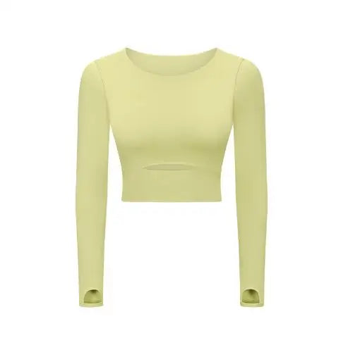Women Long Sleeve Casual T Shirts Basic O Neck Crop Top Soft Korean Fashion Tees Blouse