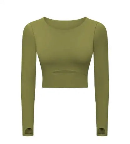 Women Long Sleeve Casual T Shirts Basic O Neck Crop Top Soft Korean Fashion Tees Blouse