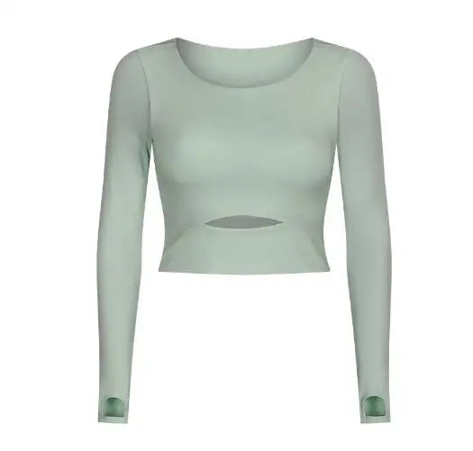 Women Long Sleeve Casual T Shirts Basic O Neck Crop Top Soft Korean Fashion Tees Blouse