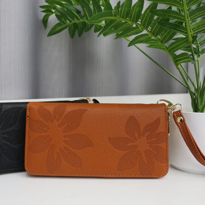 Women Long Wallet Pu Leather Card Holder Large Capacity Female Multi-function Coin Purse Clutch Money Bag Phone Wristlet Handbag