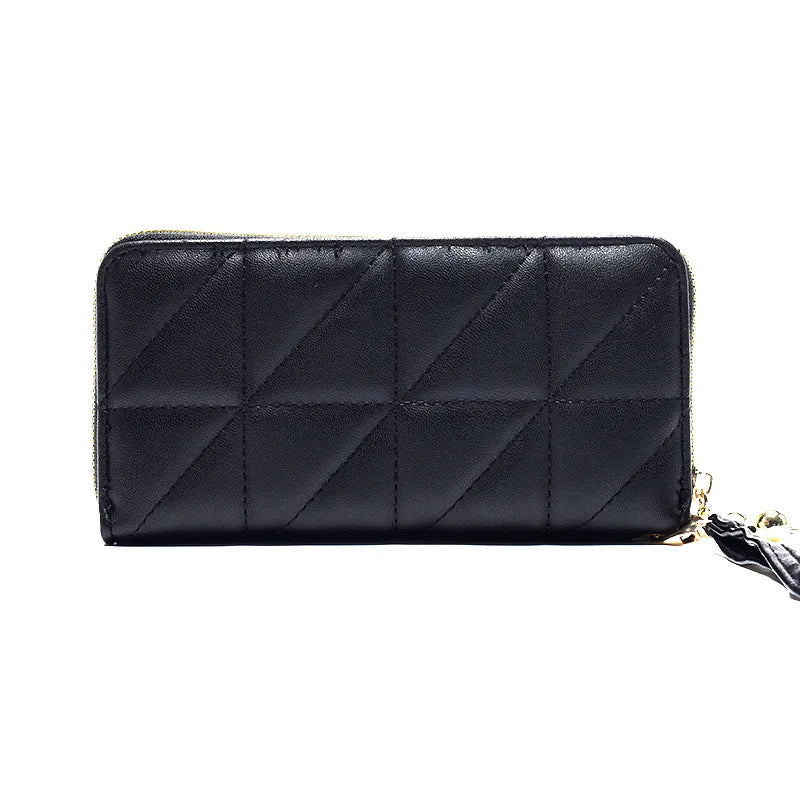 Women Long Wallet Pu Leather Card Holder Large Capacity Female Multi-function Coin Purse Clutch Money Bag Phone Wristlet Handbag