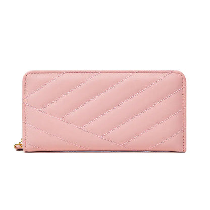 Women Long Wallet Pu Leather Card Holder Large Capacity Female Multi-function Coin Purse Clutch Money Bag Phone Wristlet Handbag