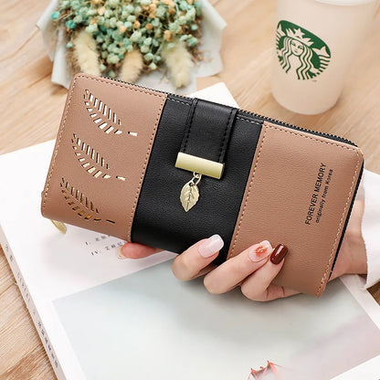 Women Long Wallet Pu Leather Card Holder Large Capacity Female Multi-function Coin Purse Clutch Money Bag Phone Wristlet Handbag