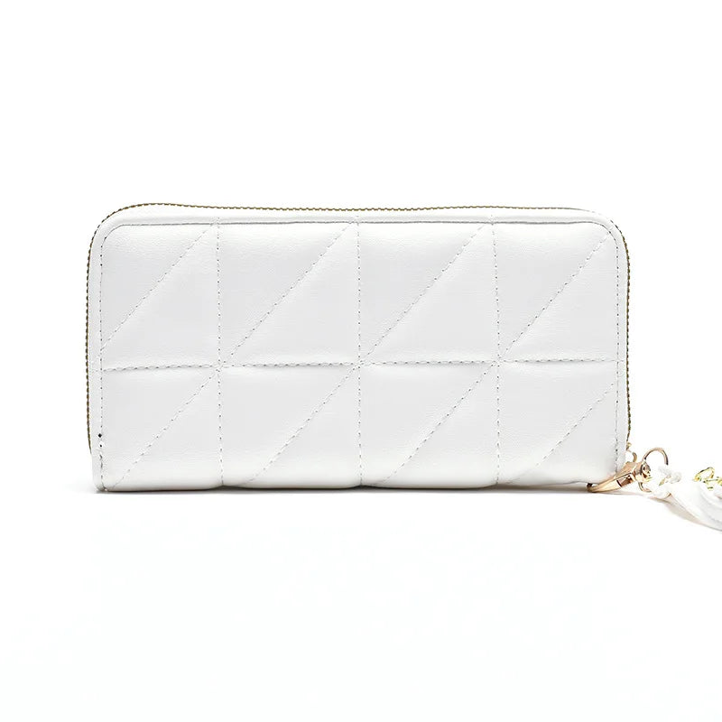 Women Long Wallet Pu Leather Card Holder Large Capacity Female Multi-function Coin Purse Clutch Money Bag Phone Wristlet Handbag