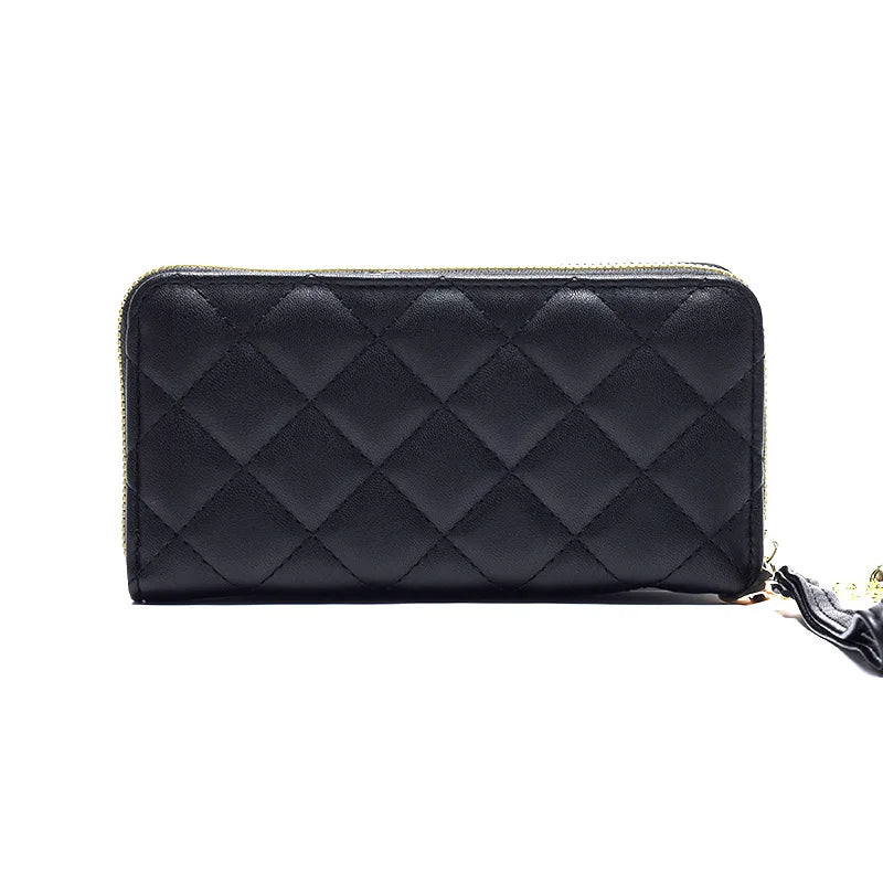 Women Long Wallet Pu Leather Card Holder Large Capacity Female Multi-function Coin Purse Clutch Money Bag Phone Wristlet Handbag