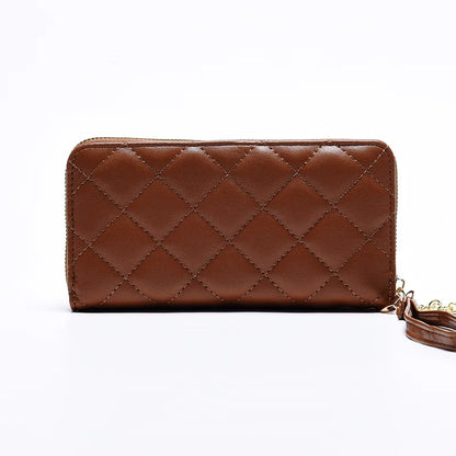 Women Long Wallet Pu Leather Card Holder Large Capacity Female Multi-function Coin Purse Clutch Money Bag Phone Wristlet Handbag