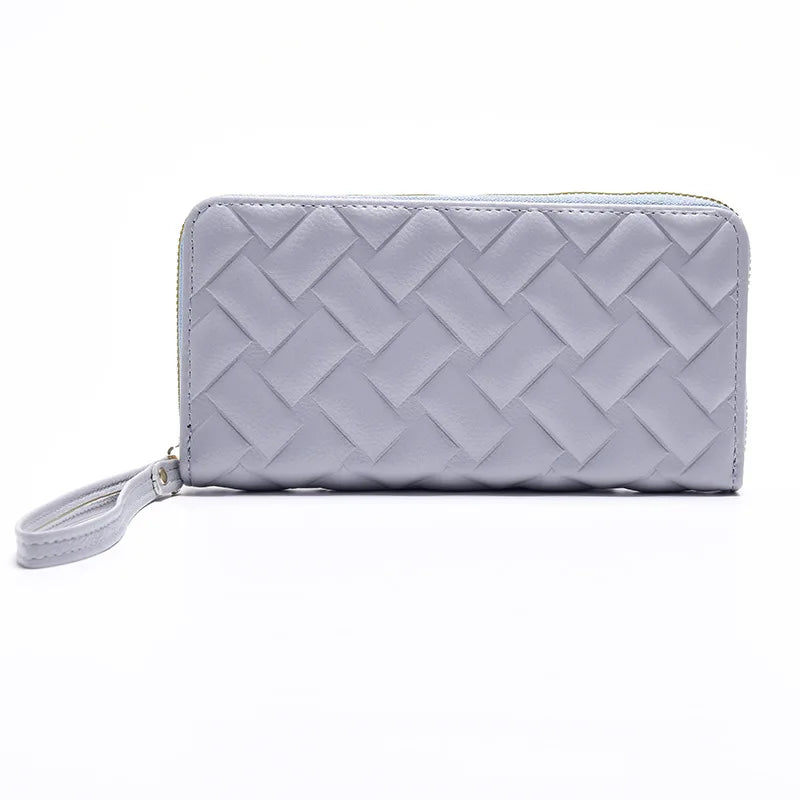 Women Long Wallet Pu Leather Card Holder Large Capacity Female Multi-function Coin Purse Clutch Money Bag Phone Wristlet Handbag