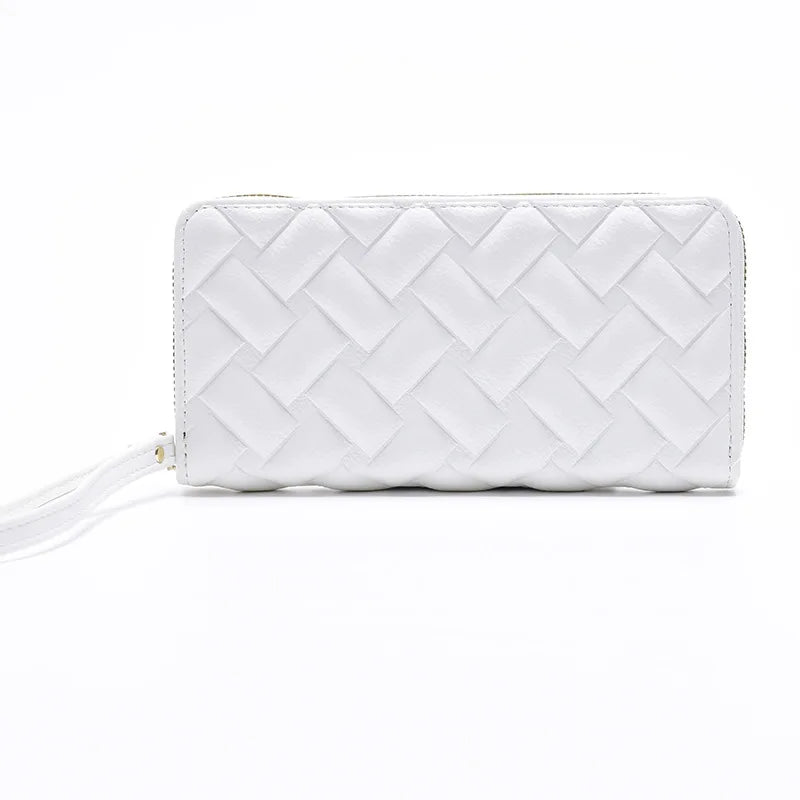 Women Long Wallet Pu Leather Card Holder Large Capacity Female Multi-function Coin Purse Clutch Money Bag Phone Wristlet Handbag