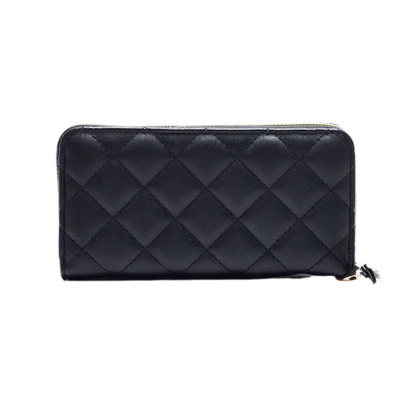 Women Long Wallet Pu Leather Card Holder Large Capacity Female Multi-function Coin Purse Clutch Money Bag Phone Wristlet Handbag