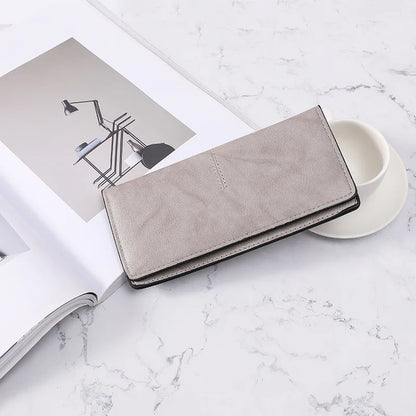 Women Long Wallet Pu Leather Card Holder Large Capacity Female Multi-function Coin Purse Clutch Money Bag Phone Wristlet Handbag