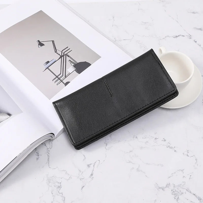 Women Long Wallet Pu Leather Card Holder Large Capacity Female Multi-function Coin Purse Clutch Money Bag Phone Wristlet Handbag