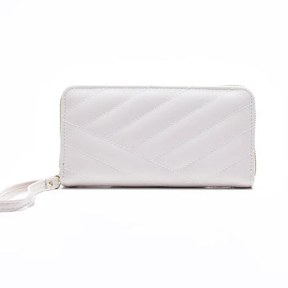 Women Long Wallet Pu Leather Card Holder Large Capacity Female Multi-function Coin Purse Clutch Money Bag Phone Wristlet Handbag