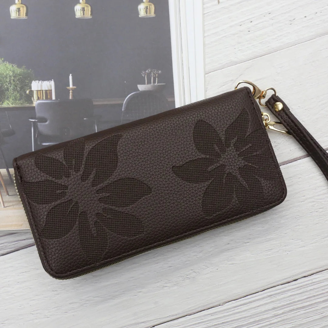 Women Long Wallet Pu Leather Card Holder Large Capacity Female Multi-function Coin Purse Clutch Money Bag Phone Wristlet Handbag