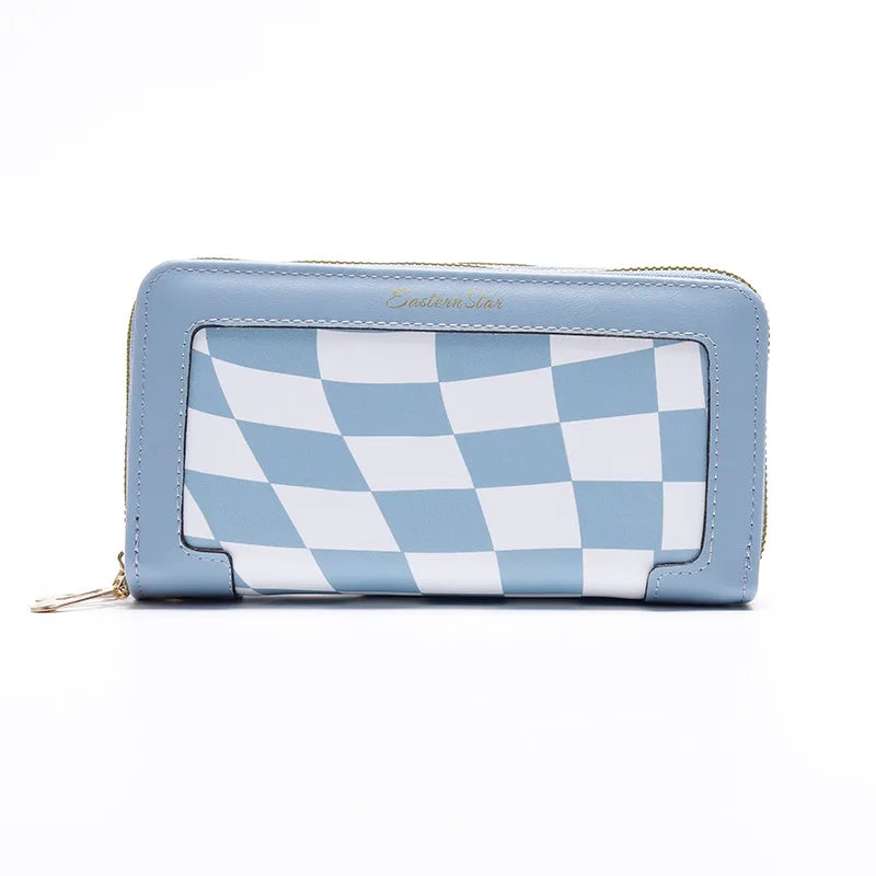 Women Long Wallet Pu Leather Card Holder Large Capacity Female Multi-function Coin Purse Clutch Money Bag Phone Wristlet Handbag