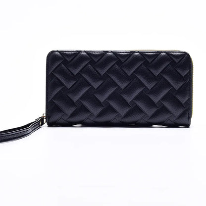 Women Long Wallet Pu Leather Card Holder Large Capacity Female Multi-function Coin Purse Clutch Money Bag Phone Wristlet Handbag
