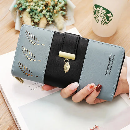 Women Long Wallet Pu Leather Card Holder Large Capacity Female Multi-function Coin Purse Clutch Money Bag Phone Wristlet Handbag