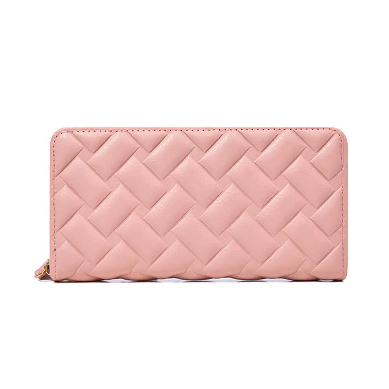 Women Long Wallet Pu Leather Card Holder Large Capacity Female Multi-function Coin Purse Clutch Money Bag Phone Wristlet Handbag