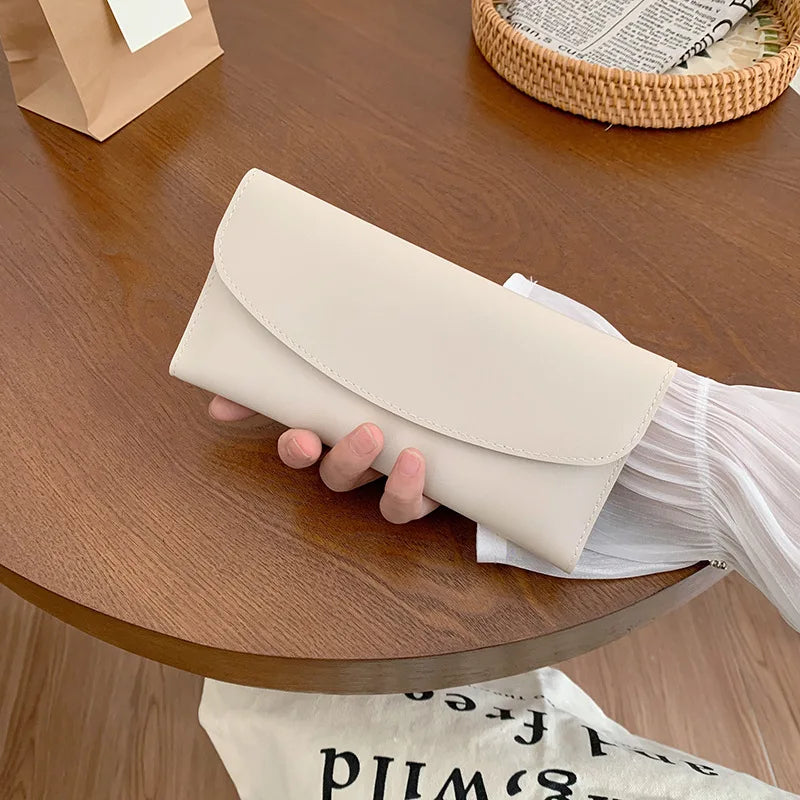 Women Long Wallet Pu Leather Card Holder Large Capacity Female Multi-function Coin Purse Clutch Money Bag Phone Wristlet Handbag