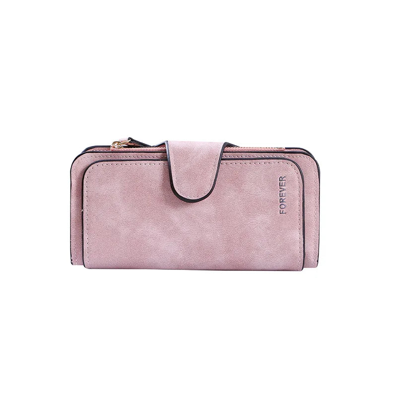 Women Long Wallet Pu Leather Card Holder Large Capacity Female Multi-function Coin Purse Clutch Money Bag Phone Wristlet Handbag