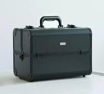 Women Makeup Case with Plastic Adjustable Divider Travel Makeup Suitcase Women Cosmetic Train Case Cosmetic Bag Women Makeup Bag