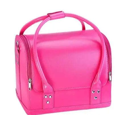Women Makeup Suitcase  Multilayer Cosmetic Bag Cosmetic Suitcase Make Up Organizer Box Beauty Salon Case Tattoos Nail Art Tool