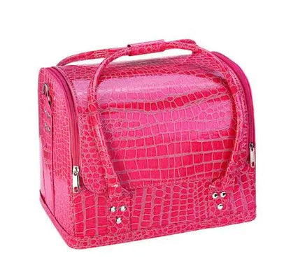 Women Makeup Suitcase  Multilayer Cosmetic Bag Cosmetic Suitcase Make Up Organizer Box Beauty Salon Case Tattoos Nail Art Tool