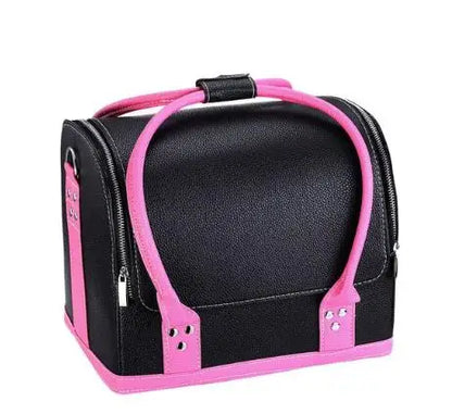 Women Makeup Suitcase  Multilayer Cosmetic Bag Cosmetic Suitcase Make Up Organizer Box Beauty Salon Case Tattoos Nail Art Tool